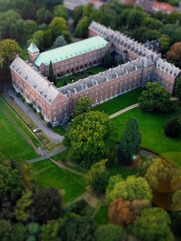 Keizersberg Abbey aerial view
